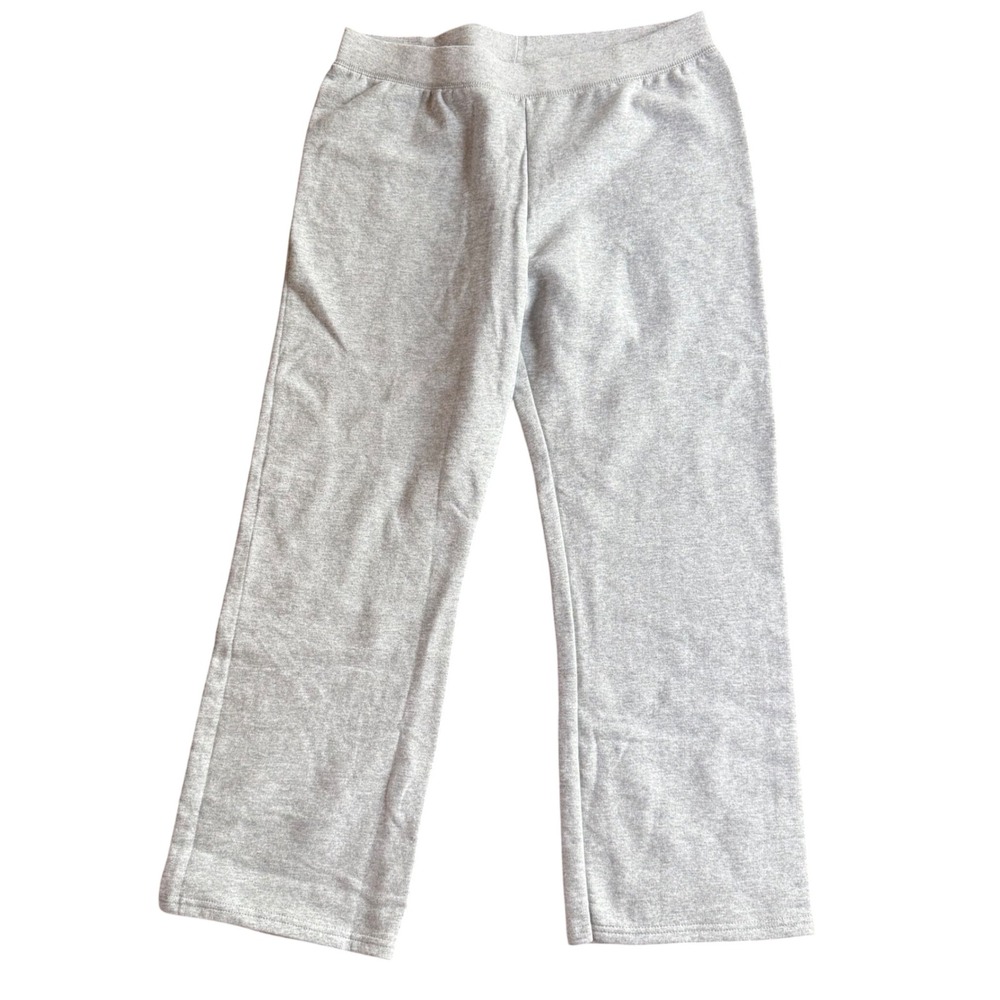 Hanes Sweatpants Womens Medium Gray Straight Leg Fleece Live Love Comfort